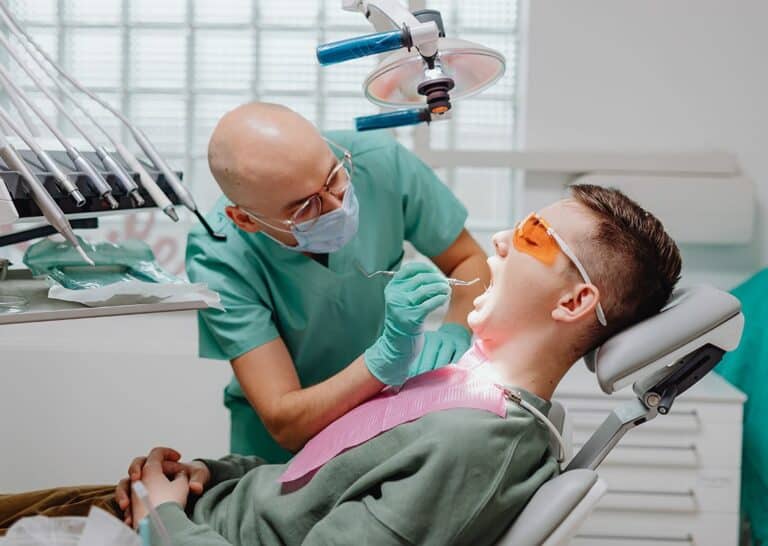 Maintaining good dental health is important for children and teenagers.